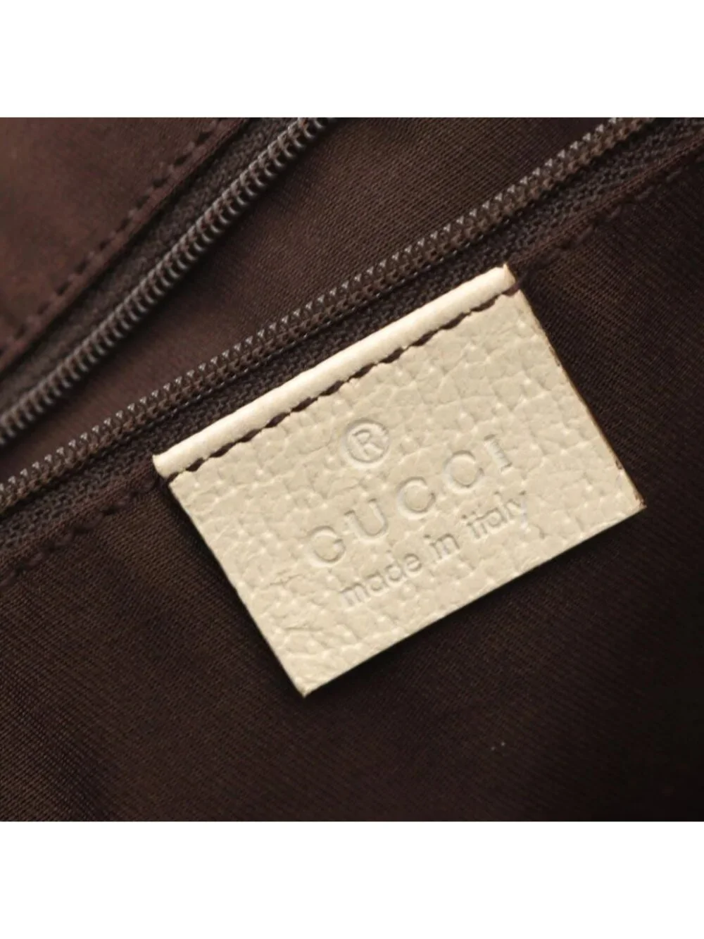 Gucci Tote Princi Sherry Line GG Canvas Ivory Beige Brown